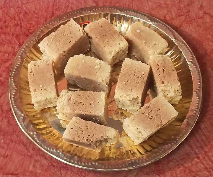 Mysore pak small 1 Mysore pak - Type of Sweet in South India